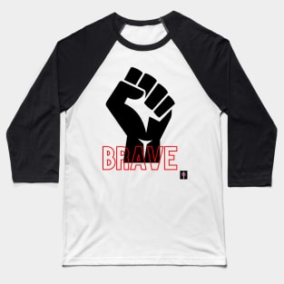 Brave Pop Art Baseball T-Shirt